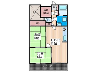 シャルム肥後の物件間取画像